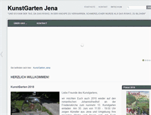 Tablet Screenshot of kunstgarten-jena.de